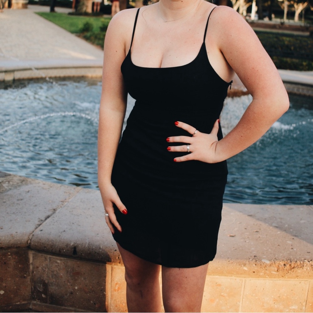 Urban Outfitters mini dress with lace up back